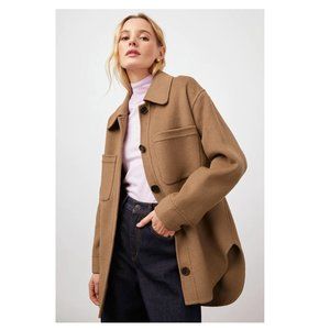 Rails Connie Shirt Jacket in Camel Size Medium